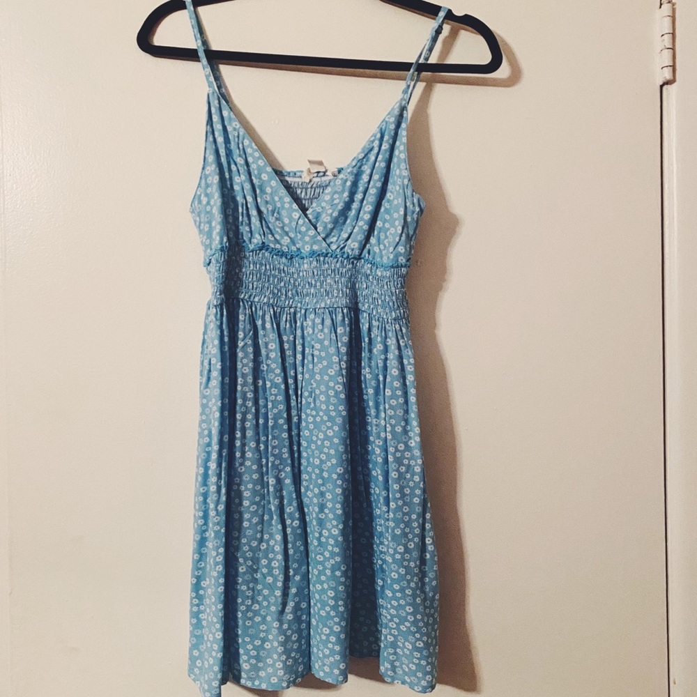 Aeropostale Blue Floral Sun Dress